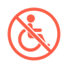 no accessibility icon